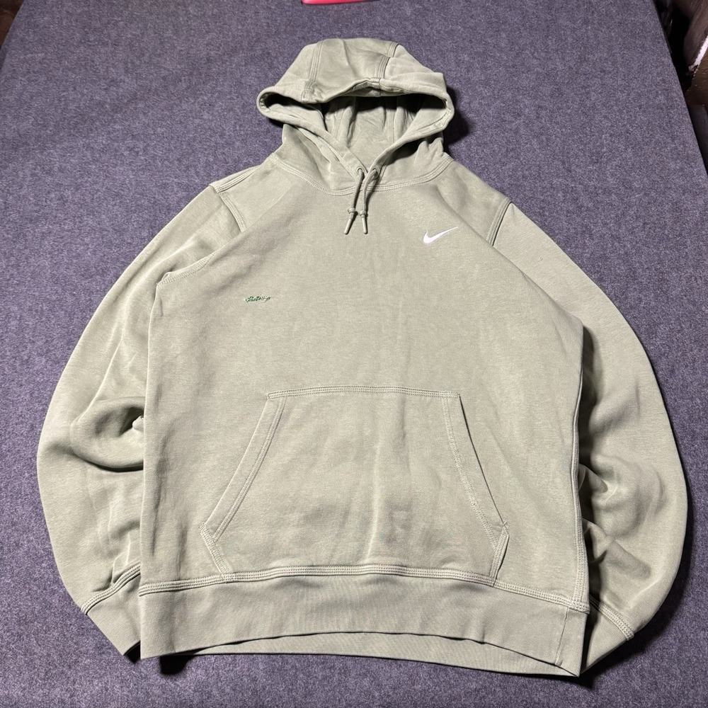 Nike Mens Hoodie Pullover Green 611457-386 Sports Outdoor Casual Size M